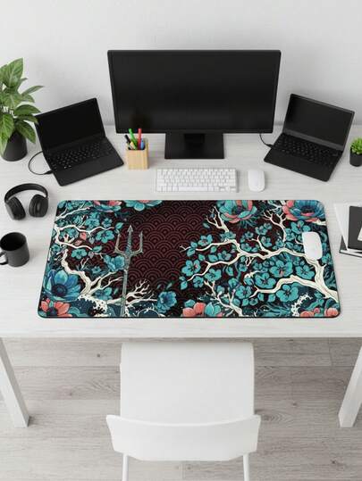 Suitable As A Keyboard Pad, Desktop Pad Or Book Pad, Suitable For Gamers, Office And Dormitory Use, Computer, Office And Gaming Environment, A Gift For Gamers, Compatible With Mouse And Trackball. Electronics > Computer & Office Supplies > Mouse Pads & Wrist Rests > Mouse Pad