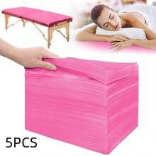 5/10/20/50/100pcsDisposable Bed Sheets Bed Cover For SPA Tattoo Massage Table Hotels Non Woven Fabric White - Watermelon Pink - View 7