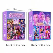 30 piezas Tarjetas fotográficas periféricas del grupo de música Sagara Boy Band, mini tarjetas LOMO coleccionables de doble cara, tarjetas de felicitación - Multicolor - Ver 5