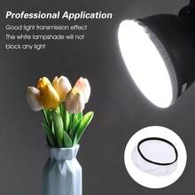 Photography Light Soft White Diffuser Cloth For 7" 180mm Standard Studio Strobe Reflector - Multicolor - View 9