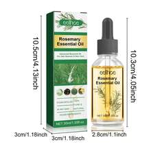 100%纯迷迭香精油 - 蒸汽蒸馏，纯素配方。滋养秀发和肌肤，适合所有肤质。多用途天然护理！30毫升 - 綠色 - 查看 5