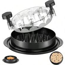 8英寸鸡肉撕碎器，鸡胸肉撕碎工具，熟肉撕碎器，带透明盖，符合人体工程学设计，防滑，易于清洁，旋转式鸡肉撕碎器，鸡肉粉碎机 - 彩色 - 查看 7