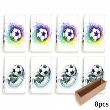 2/4/6 piezas Juego, Paños de cocina con estampados temáticos de partidos de fútbol, Paños modernos de microfibra súper absorbentes, Paños de té para cocinar y hornear, Paños de limpieza, Toallas de mano, Muy suaves y absorbentes, Decoración de cocina, Regalos para vecinos, madres, cumpleaños, inauguración de la casa para amigos, Artículos esenciales de cocina, Necesidades diarias - Multicolor - Ver 15