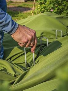 Heavy-Duty U-Shaped Ground Stakes - Perfect For Securing Plastic Film, Green Lawns & Succulent Tents - Garden U-shaped Ground Stakes - View 11