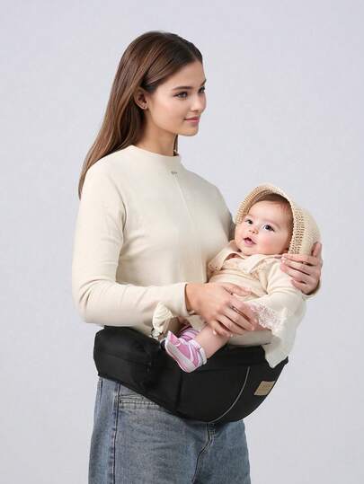 Waist Stool Baby Carrier, Multi-Functional Sitting Stool For Outdoor, Lightweight Portable Hug-Style Baby Carrier, Suitable For All Seasons