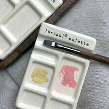 1pc Square Nail Art Color Mixing Palette, Fake Nail Sticker Color Palette, Gel Nail Polish Display Stand, Nail Art Tools, Nail Brush Holder, Nail Studio Rhinestone Pearl Storage Tray - Nhiều màu 3 - Xem 6