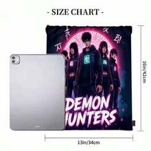 Durable Drawstring Bag Featuring Graphic, With Practical Pockets, Ideal For Gym, Yoga, Travel, And Football - Multicolor - View 2