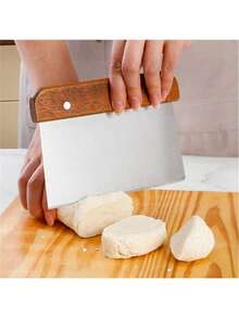 1 Piece Of Dough Scraper, Pastry Cutter, And Spatula, Suitable For Baking And Cooking, Kitchen Tools, Bread Slicing Tools, Noodle Slicing Tools - Multicolor - View 9