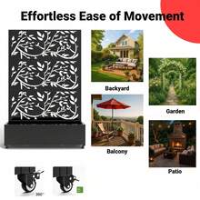 Garden Privacy & Protective Screens - Black - View 5