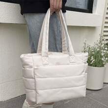 NYXIA Bolsa minimalista e elegante, bolsa tote casual e sofisticada, bolsa de ombro leve e espaçosa para o dia a dia, bolsa para computador, nécessaire para cosméticos, bolsa esportiva para atividades ao ar livre e academia. - Multicolorido - Ver 13