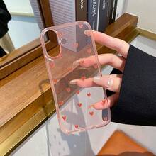 2件装时尚清新透明+透明粉色闪光爱心图案手机壳，兼容 17/17 Pro/17 Pro Max/Air/16/16 Pro/16 Plus/16 Pro Max/15/15 Pro/15 Plus/15 Pro Max/14/14 Pro/14 Plus/14 Pro Max/13/13 Mini/13 Pro/13 Pro Max/12/12 Mini/12 Pro/12 Pro Max/11/11 Pro/11 Pro Max/XR/XS Max/7/8，透明软壳 - 彩色 - 查看 5