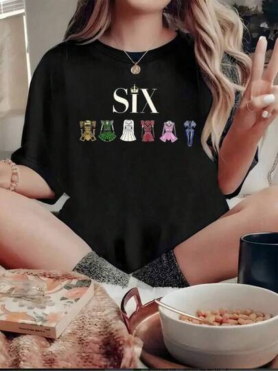 Mens Tshirts Men's T Shirts 2026 Young Girls' Boys' T-Shirt Women'S Plus Size Short Sleeve T-Shirt, Six Musical Theater Elements, Drama Theme Women'S Clothing - Elastic Polyester Blend, Machine Washable, Casual Summer Wear, Summer T-Shir Young Girl Casual Fashion Creative Personalized Refreshing Minimalist High-Endy Cool Virtual Girl Group Character Graphic Print Comfortable Basic Short T-Shirt, Cozy Fall Styles Suitable For All Seasons Pop Pop Shirt Kids Kid Rock Top Kid Kid Tops Kid Girl Star Shirts Parent-Child Outfits Anime Merchandise Valentine's Day Gifts Birthday Gift Men's Casual Print Round Neck Short Sleeve T-Shirt Standard Fit T-Shirt For Men Men's Fashion Print Casual T-Shirt Casual Summer T-Shirt, Comfortable Outdoor Casual Wear