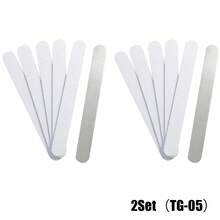 Replaceable Nail Buffing Strip Tool Set, Including Detachable And Replaceable Nail Files & Stainless Steel Nail Plates, Half-Moon Shaped, Diamond Shaped And Straight Nail File Strips, Reusable, Nail Trimming And Polishing Tools, DIY Nail Salon Supplies. - Multicolor - View 13