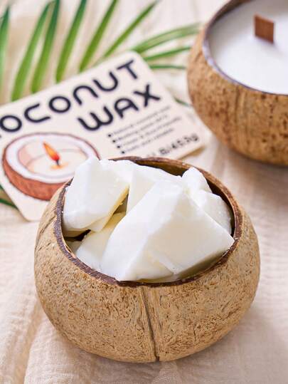 1lb Premium Coconut Wax, Handmade Scented Candle DIY Material, Pure White Coconut Wax