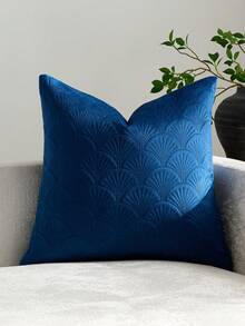 1/2 vỏ gối trang trí 18x18 inch, vỏ gối vuông mềm mại bằng nhung trang trí cho ghế sofa, giường, xe hơi. - Màu xanh hải quân - Xem 8