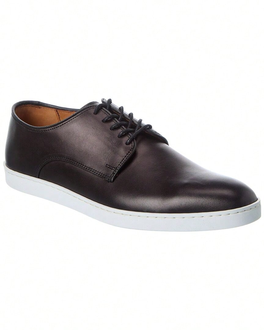 Allen Edmonds Philip Leather Sneaker - Black - View 1