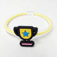 5 Peças Contas de Futebol Criativas DIY Pulseira, Presentes Periféricos da Copa do Mundo de Futebol, Acessórios de Estilo Europeu e Americano - Multicolorido - Visão 6