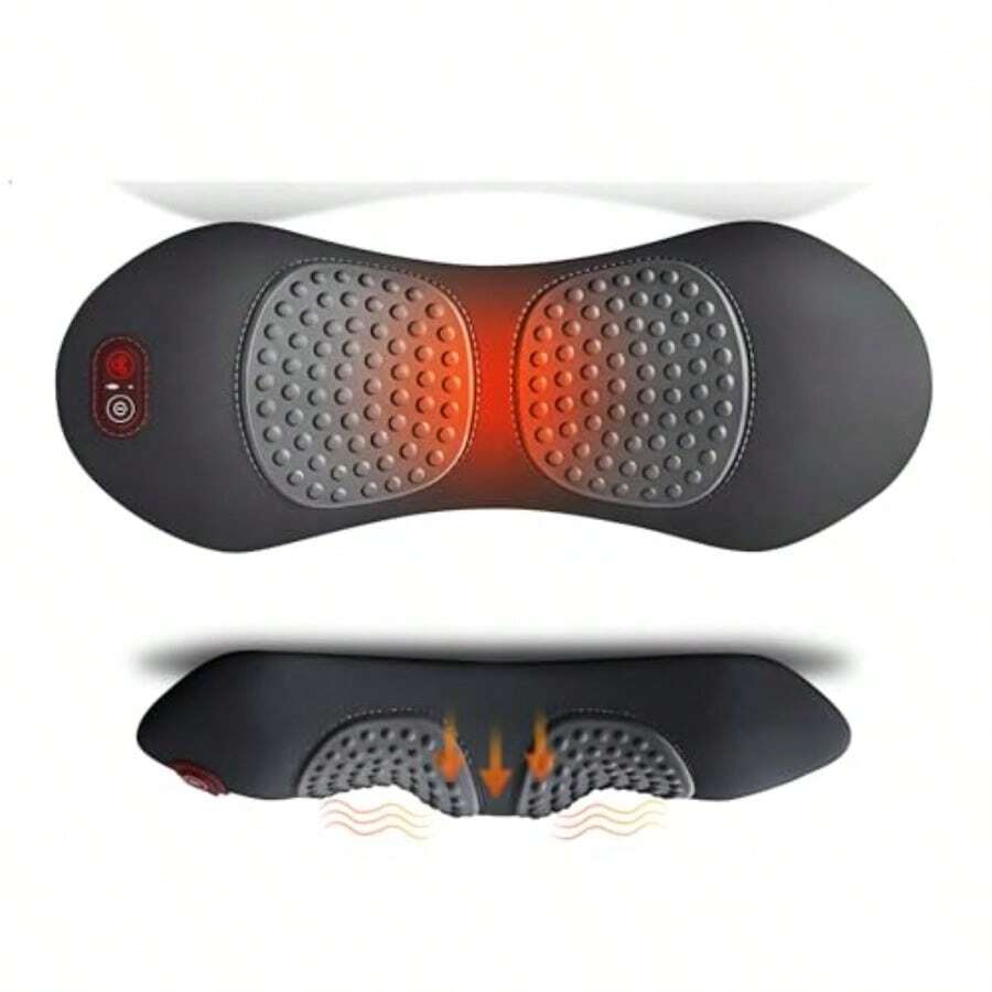 Upadate - Almohada eléctrica recargable 3 en 1 con altura ajustable para cama y silla masajeador de espalda con calor masajeador de espalda para aliviar el dolor tela profundo refuerzo de cuña de - Verde - Ver 1