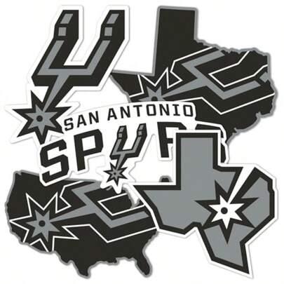 San Antonio Spurs Stir  Officially Licensed Stir Vinyl Decal Laptop Water Bottle Car Scrapb Type 2-3
