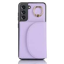PU 人造皮革手機殼，相容 Galaxy A17 A56 A36 A26 A16 A55 A35 A15 A54 A14 A73 A53 A13 A72 A52 A71 A51 4G 5G，附環形支架，RFID 防盜錢包手機殼，相容 Galaxy S26 S25 Edge S24 S23 S22 S21 FE Plus Ultra，附支架、卡槽卡夾保護殼 - 紫色 - 查看 41