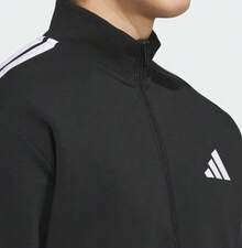 Adidas Bộ đồ thể thao nam mới, áo khoác cổ đứng, quần ống ôm, quần dài. - màu đen - Xem 7