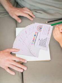 50pcs/100pcs Thick Cardstock Paper, Smooth Writing Surface, Suitable For Classroom, Baby Shower Games, And Keepsakes - Multicolor - View 4