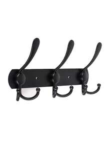 Stainless Steel Towel Hook, No Drilling Required Wall Mounted Hook, Suitable For Bathroom, Wardrobe, Bedroom, Bathroom Accessories, Behind The Door/Bathroom/Kitchen/Living Room/Bedroom - Multicolor - View 14