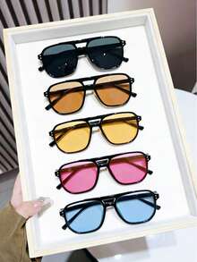 MEIRONG Multicolor Retro Fashion Glasses Set For Women - Multicolor - View 2
