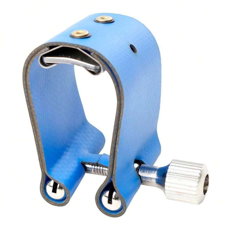 皮革萨克斯风固定夹，适用于中音、次中音、高音萨克斯风，可作束箍使用，礼品装 - 彩色 - 查看 1