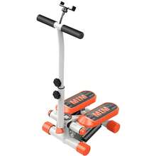 GCCSJ Mini Stair Stepper With Resistance Bands – Adjustable Height 350LB Fitness Stepper Machine For Home Gym, Portable Cardio Workout Equipment For Legs Toning, Weight Loss, Compact Stepper For Small Spaces – Phone Holder - Orange - View 8