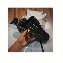 Men's Tesla Skater Shoes, Non-Slip, Comfortable, Casual - Black - View 4