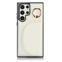 PU 人造皮革手機殼，相容 Galaxy A17 A56 A36 A26 A16 A55 A35 A15 A54 A14 A73 A53 A13 A72 A52 A71 A51 4G 5G，附環形支架，RFID 防盜錢包手機殼，相容 Galaxy S26 S25 Edge S24 S23 S22 S21 FE Plus Ultra，附支架卡槽保護殼 - 白色 - 查看 22