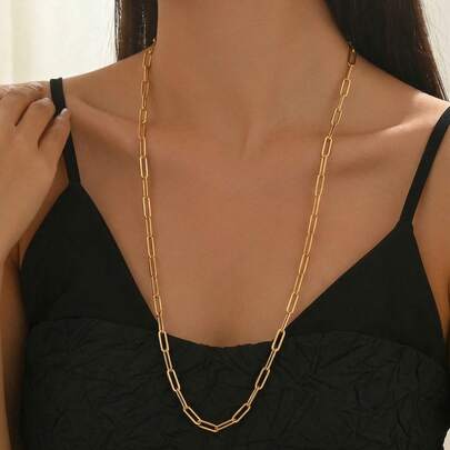 1 chiếc mặt dây chuyền hình vuông hình học, thiết kế dành cho nữ, tiện dụng và thời trang, phù hợp để đeo hàng ngày.