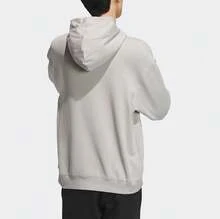 Adidas Áo nỉ có mũ dáng rộng unisex, kiểu dáng thường ngày. - Màu be - Xem 8