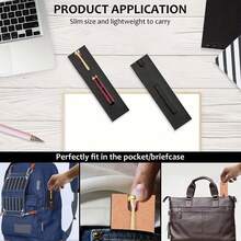 20/50 chiếc bao đựng bút bằng giấy - Loại có thể tháo rời, kích thước 155x40mm với cửa sổ 70x10.5mm, thích hợp cho văn phòng phẩm và trường học. - Nhiều màu - Xem 8