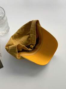 新款水洗复古可调节棒球帽，休闲做旧欧美风遮阳帽，柔软帽冠，字母刺绣，男女通用户外时尚个性街头遮阳帽 - 彩色 - 查看 5