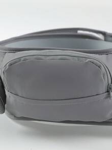Portabebés de taburete para la cintura, taburete sentado multifuncional para exteriores, portabebés ligero y portátil con estilo de abrazo, adecuado para todas las estaciones - Gris Claro - Ver 8