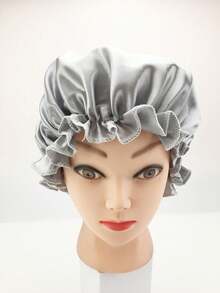 1/3件装护发浴帽，防脱发帽，产后帽，发膜帽，干湿两用帽，沐浴帽，睡眠帽 - 彩色 - 查看 3