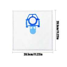 10 piezas Bolsas de polvo para aspiradora compatibles con los modelos Zelmer 3000.0, 2700.0, 2400.0, 919.0, 819.0 y 321, serie ZVCA100B, hechas de tela no tejida - 10 piezas - Ver 9