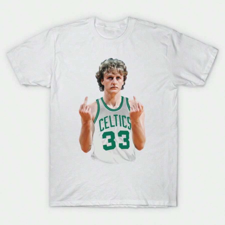 Larry Bird Retro 90s T-Shirt - 白色4 - 查看 1