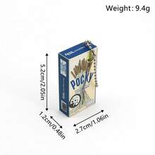 Móc khóa hình hộp bánh quy Pocky, Matcha, dâu tây, sô cô la, đồ chơi thực phẩm sống động như thật. - Nhiều màu - Xem 7
