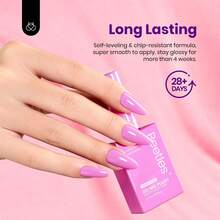 Beetles 15ML 6 Colors  HEMA-Free Pastel Gel Polish - Fairy Tale Dream, Pastel Yellow Pink Blue Purple, Colorful Bottle, Soak Off UV LED Manicure - Bộ sơn gel không chứa Hema, 6 màu, 15ml - Xem 4