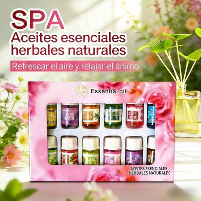 MORE BEAUTY 12/6/1 botellas de aceites esenciales de alta calidad, aptos para difusores de aromaterapia, humidificadores, elaboración de jabones y velas. Aceites esenciales puros para difusores aromáticos del hogar, cuidado de la piel, revitalización, sueño y relajación. Incluyen mezcla de fragancias: lavanda, jazmín, eucalipto, vainilla, menta, sándalo, incienso, naranja dulce, ylang ylang, limón y rosa.