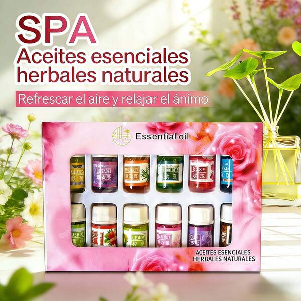 MORE BEAUTY 12/6/1 botellas de aceites esenciales de alta calidad, aptos para difusores de aromaterapia, humidificadores, elaboración de jabones y velas. Aceites esenciales puros para difusores aromáticos del hogar, cuidado de la piel, revitalización, sueño y relajación. Incluyen mezcla de fragancias: lavanda, jazmín, eucalipto, vainilla, menta, sándalo, incienso, naranja dulce, ylang ylang, limón y rosa.