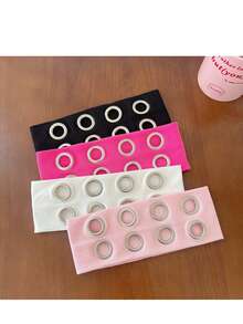 1件朋克风镂空弹力发箍，金属摇滚蒸汽朋克设计，运动休闲百搭，瑜伽秋冬保暖围巾发饰，冬季运动日常多用途女士配饰，生日礼物，发饰，发圈，女士发饰，发圈，发绳 - 彩色 - 查看 10