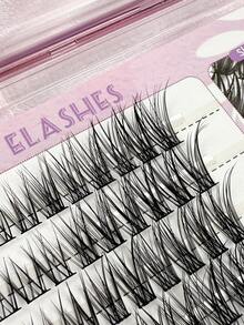 162 sợi mi giả uốn cong chữ C, 9 hàng, kiểu dáng tự nhiên, hình cáo, từng sợi riêng lẻ, dành cho cả bên trái và bên phải, độ dày 6-14mm, mi giả dạng chùm hỗn hợp, mi dày, mi mắt mèo mềm mại, thích hợp cho tiệc tùng và trang điểm hàng ngày. Mi giả dạng chùm, mi giả từng sợi, mi giả. - C - Xem 7