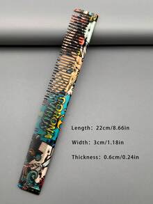 4件套美发造型梳套装，沙龙专业理发梳套装，美发师理发梳，必备家用美发工具，优质剪发梳，PC树脂材质，耐热防静电 - 彩色 - 查看 12