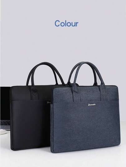 حقيبة يد رجالية كاجوال، حقيبة كمبيوتر محمول سعة كبيرة للتنقل والأعمال
