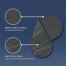 100pcs Anti-Snoring & Teeth Grinding Strips - No Residue Removal, Strong Fixation - Suitable For Snoring, Sleep Apnea, Sensitive Teeth, Breathable Night Patches (Black) - Fit For S Size - 100PCS - View 5