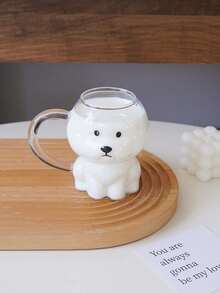 1 Stück süße Welpen-Glastasse (mit Griff) – Bichon Frise Kaffeetasse, geeignet für Heimdekoration und Geschirr, kann als Trinkbecher für Sommerfeste und Partys verwendet werden, anwendbar für Wohnzimmer, Schlafzimmer oder Büro, kann auch als Geschenk oder Feiertagsdekoration verwendet werden - Verschiedenfarbig - Übersicht 13